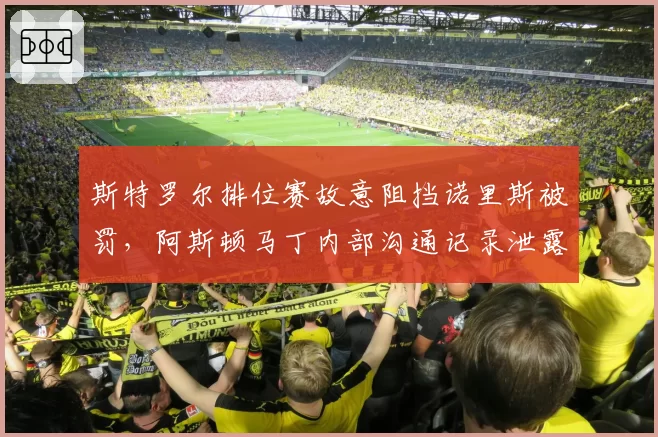 斯特罗尔排位赛故意阻挡诺里斯被罚，阿斯顿马丁内部沟通记录泄露