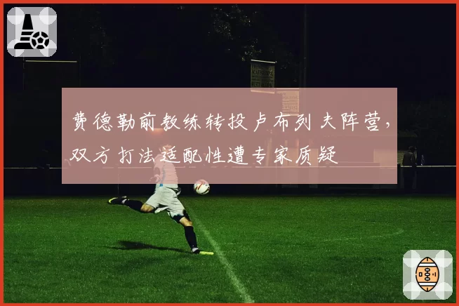 费德勒前教练转投卢布列夫阵营，双方打法适配性遭专家质疑